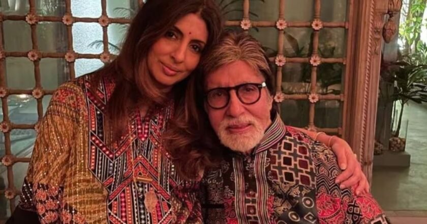 What did Amitabh write about Shweta’s birthday?