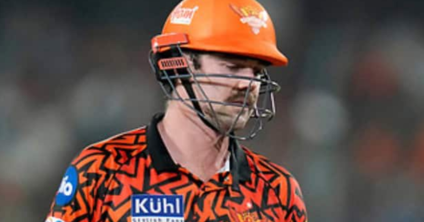 In Qualifier 1 SRH’s Travis Head gets out for 2-ball duck