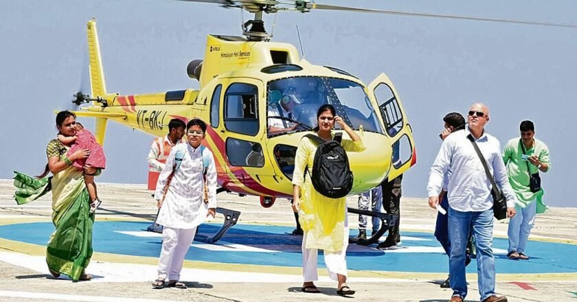 Helicopter service from Jammu to Vaishno Devi shrine begins