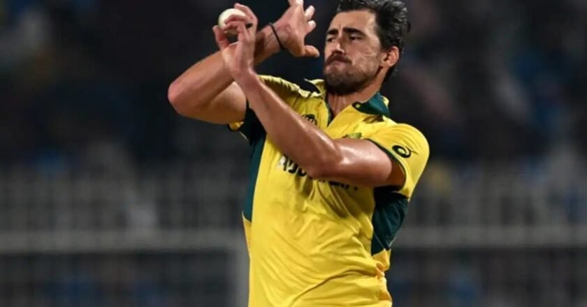 Mitchell Starc was injured in the first match of the T20 World Cup