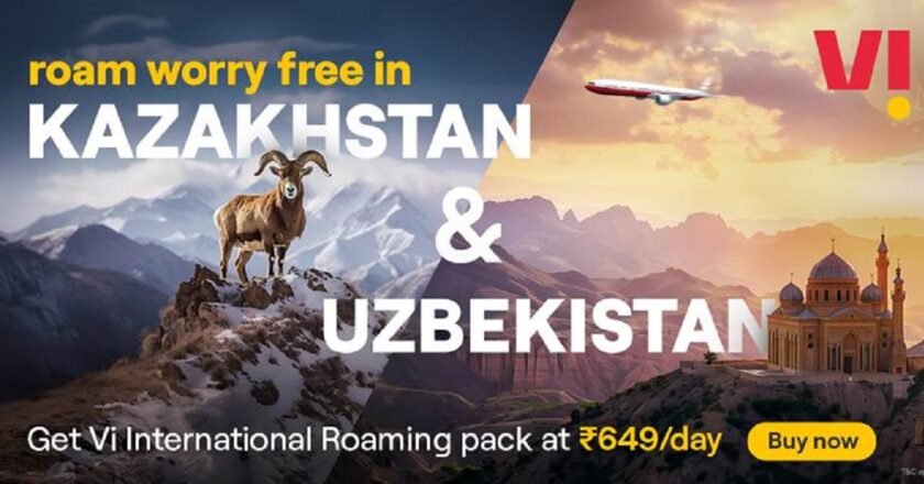 Vi unveils new postpaid roaming packages for Indian travelers journeying to Kazakhstan, Uzbekistan, and Jordan