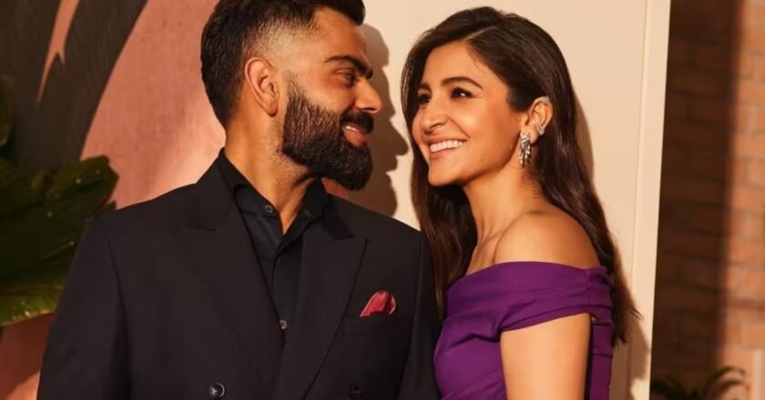 ‘Virat’ trip on the streets of London with son in his lap, along with his wife Anushka, video goes viral