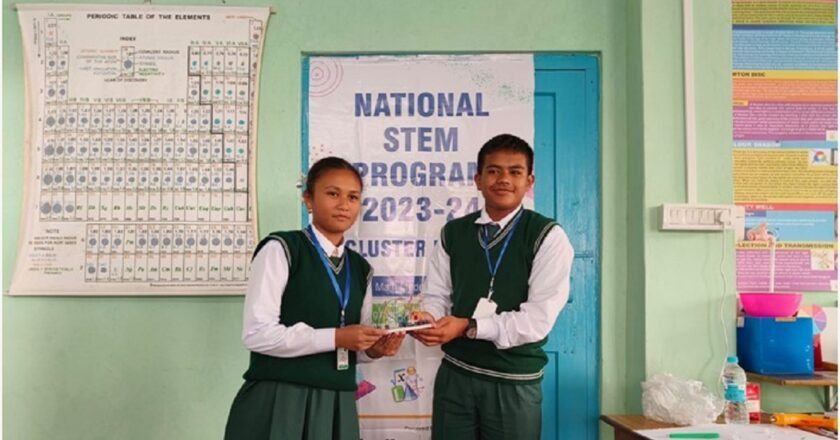 Students from Raid Shabonng Border Area govt Sec School   triumph at the cluster round of the National STEM Challenge