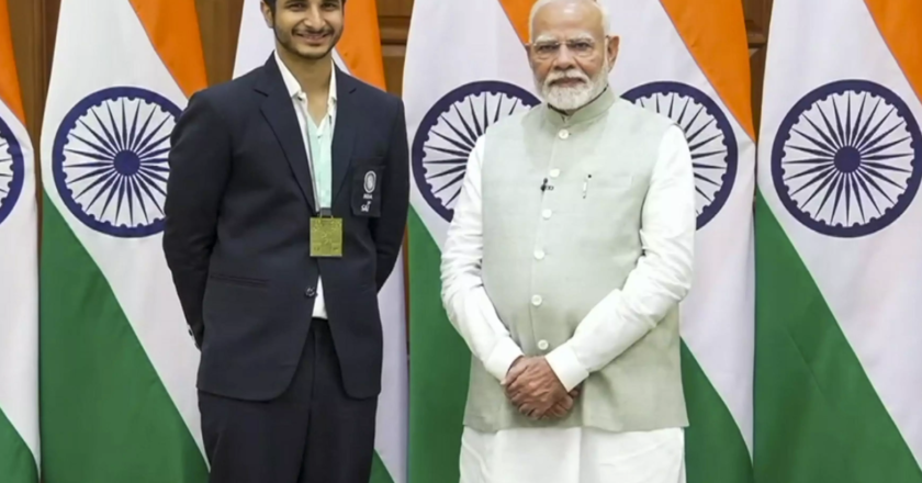 Recently PM Narendra Modi meets Chess Olympiad winners