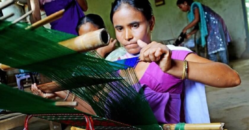 Three women celebrate sericulture success in Mysuru