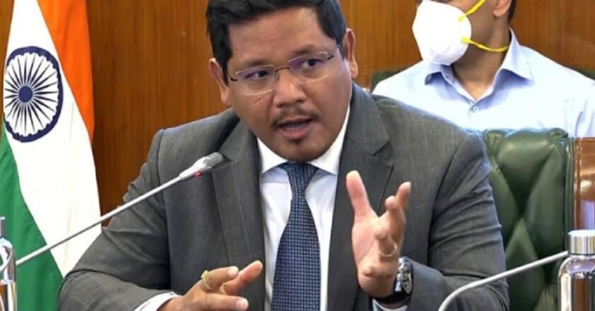 CM Conrad Sangma visits flood-affected Garo Hills