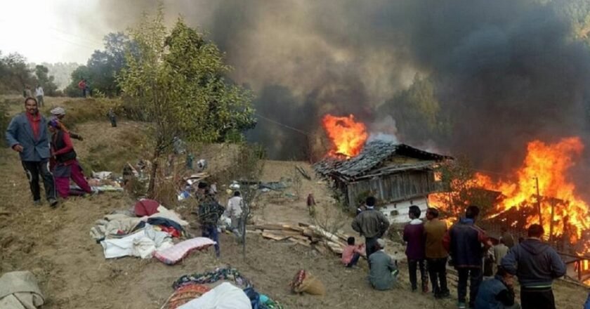 Fire breaks out at OB Shopping Mall in Shillong’s Police Bazar; no casualties reported