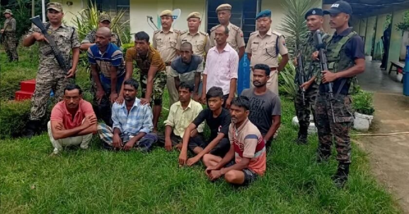 Meghalaya Police detain 10 Bangladeshi nationals in autorickshaw