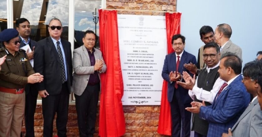 Conrad K Sangma inaugurates Integrated Command and Control Centre in New Shillong Township