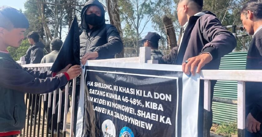 Khasi Students’ Union and NESO observe ‘Black Day’ to oppose CAA