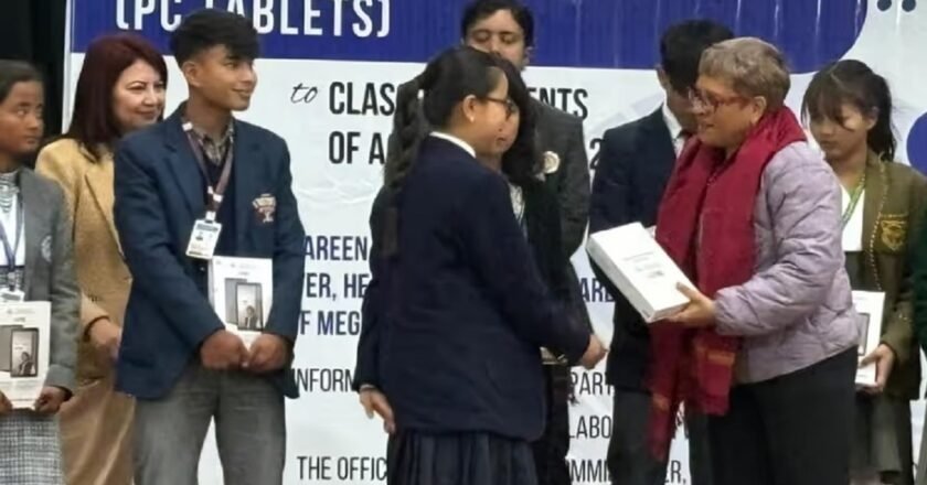 Meghalaya students receive tablets to boost digital learning