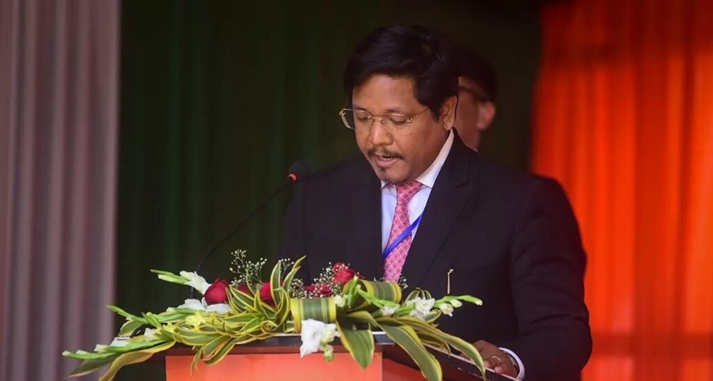 Meghalaya CM announced plans to construct swimming pool and a football stadium at Mawkhanu