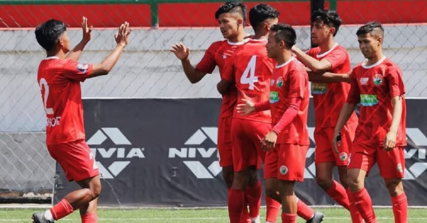 Shillong Lajong FC defeats Nangkiew Irat 4-0 to stay in title hunt