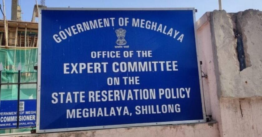 Meghalaya State Reservation Policy report on quota to be submitted on April 12