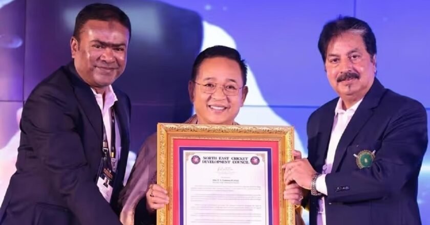 Meghalaya Cricket gets elite recognition at NECDC Achievers’ Night in Gangtok
