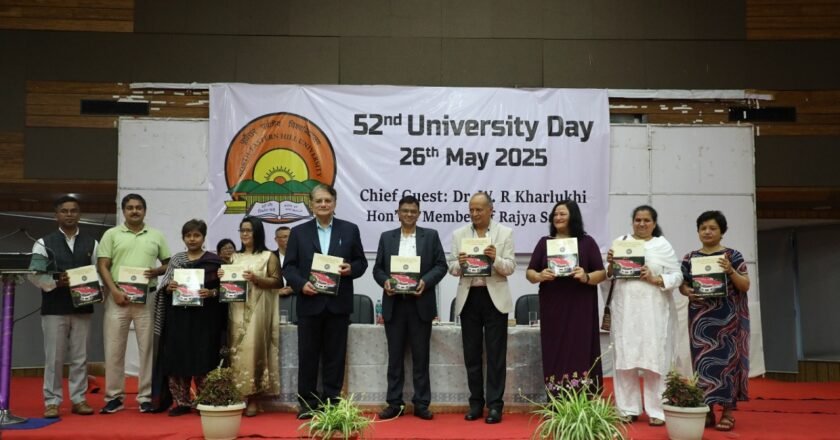 North-Eastern Hill University celebrates 52nd University Day with release of anthem and compendium
