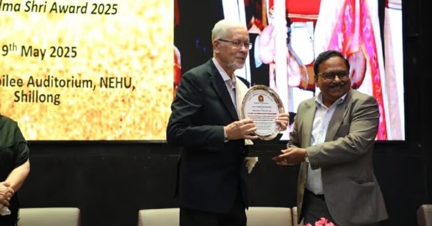 NEHU honours Padma Shri David R Syiemlieh for lifetime contribution to academia and society