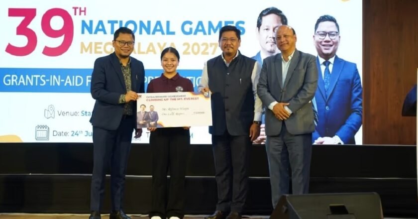 Meghalaya honours its Everest conqueror with a state award and cash prize