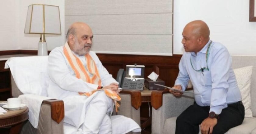 VPP MP meets Amit Shah over ILP implementation in Meghalaya