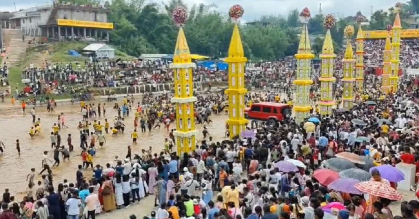 Thousands gather for the grand celebration of Behdeiñkhlam at Tuber