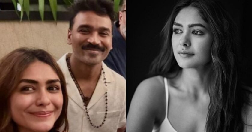 After viral moments and Instagram buzz, Mrunal dismisses talk of romance with Dhanush