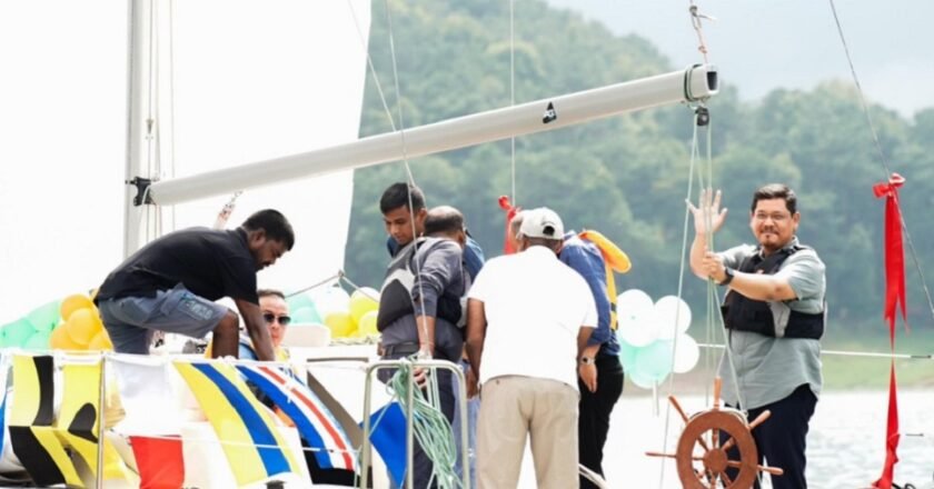 Sailing spirit takes over Umiam Lake as Meghalaya sailing club launches three-day National Sports Day Campaign
