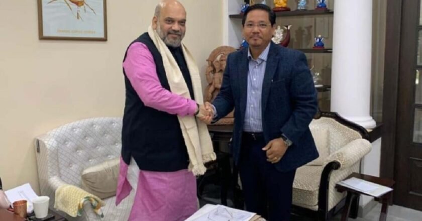 Meghalaya CM presses Amit Shah on cadre separation, ILP, and recognition of tribal languages