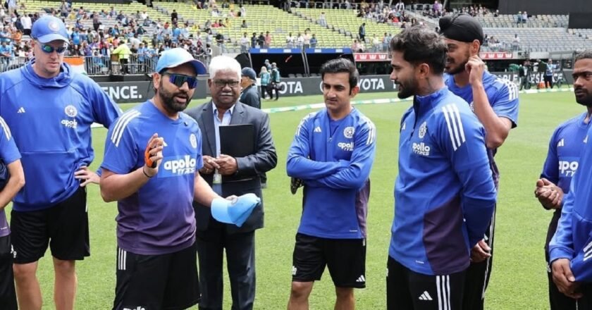 Rohit Sharma gives the ODI first cap to Nitish Kumar Reddy