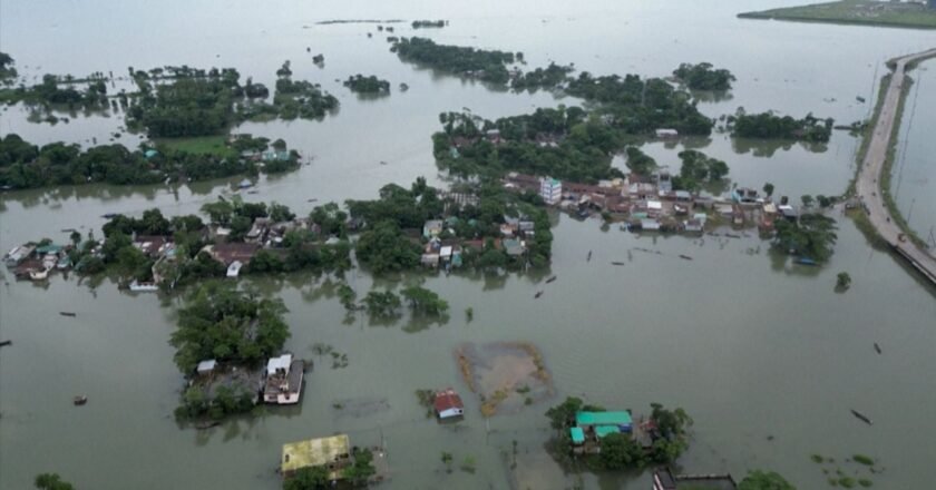 Massive Floods Hit Bangladesh, Displacing Thousands