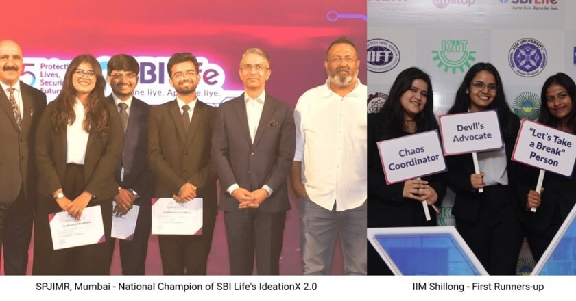 SPJIMR Team Crowned SBI Life’s IdeationX 2.0 National Champions with Innovative Solution