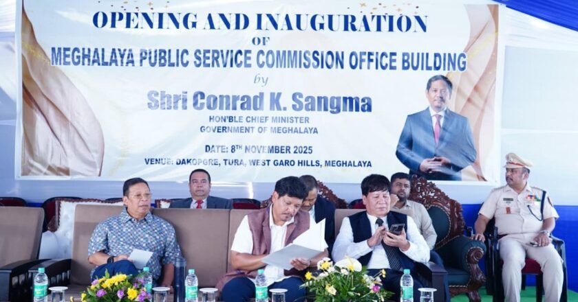 MPSC Tura office building inaugurated by CM Conrad K Sangma in presence of Speaker Thomas A Sangma
