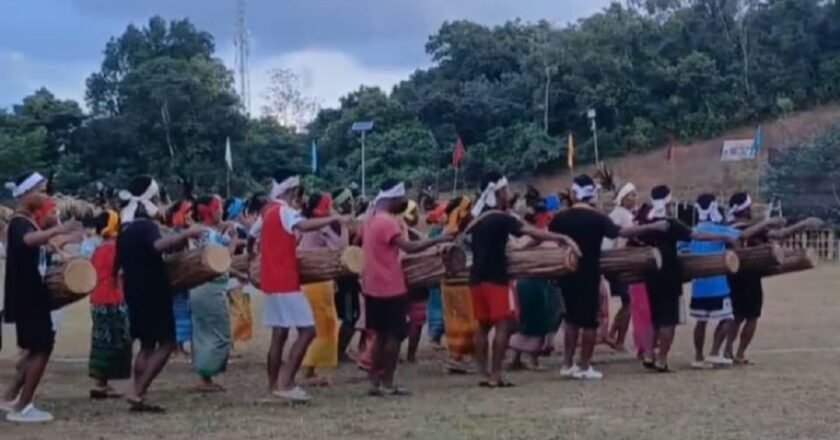 Practice underway for the 100th Wangala Festival