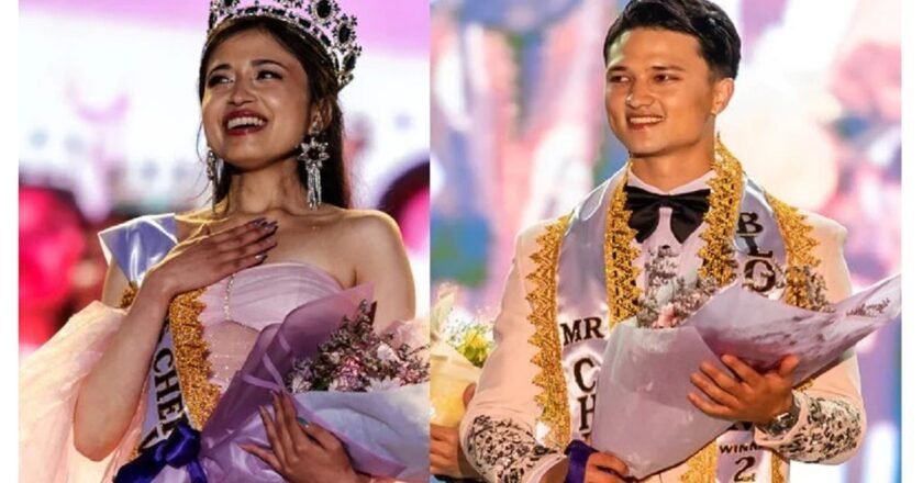 Lapynshai Marak and Rohan Pradhan crowned Miss and Mr Cherry Blossom 2025 at Meghalaya’s vibrant festival