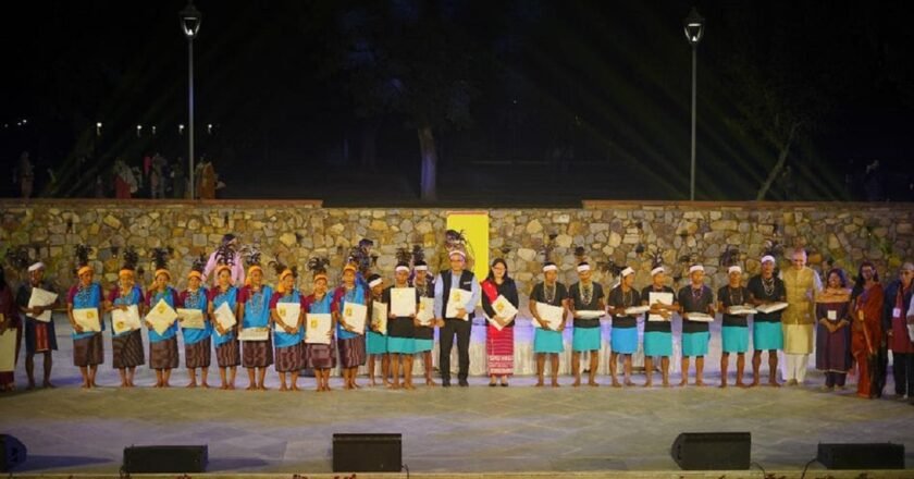 Meghalaya: Garo Wangala troupe mesmerises Delhi audience at SPIC MACAY cultural festival