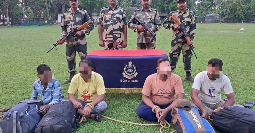 Meghalaya Cops Arrest 4 Bangladeshi Nationals After Illegal Entry Bid