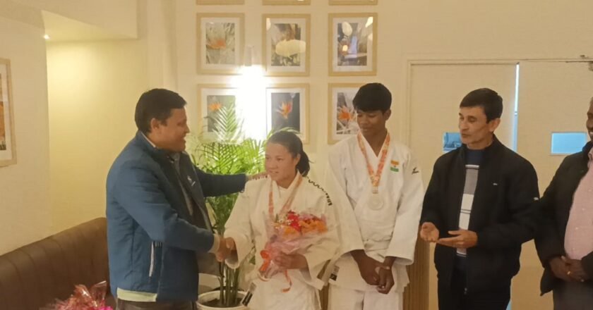 Meghalaya Judo Association felicitates state players