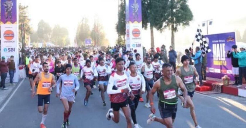 Assam Rifles holds Meghalaya’s biggest marathon, over 3000 take part