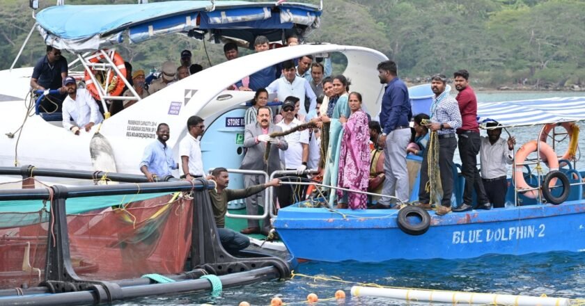 First-of-its-kind open-sea fish farming project inaugurated in Andaman