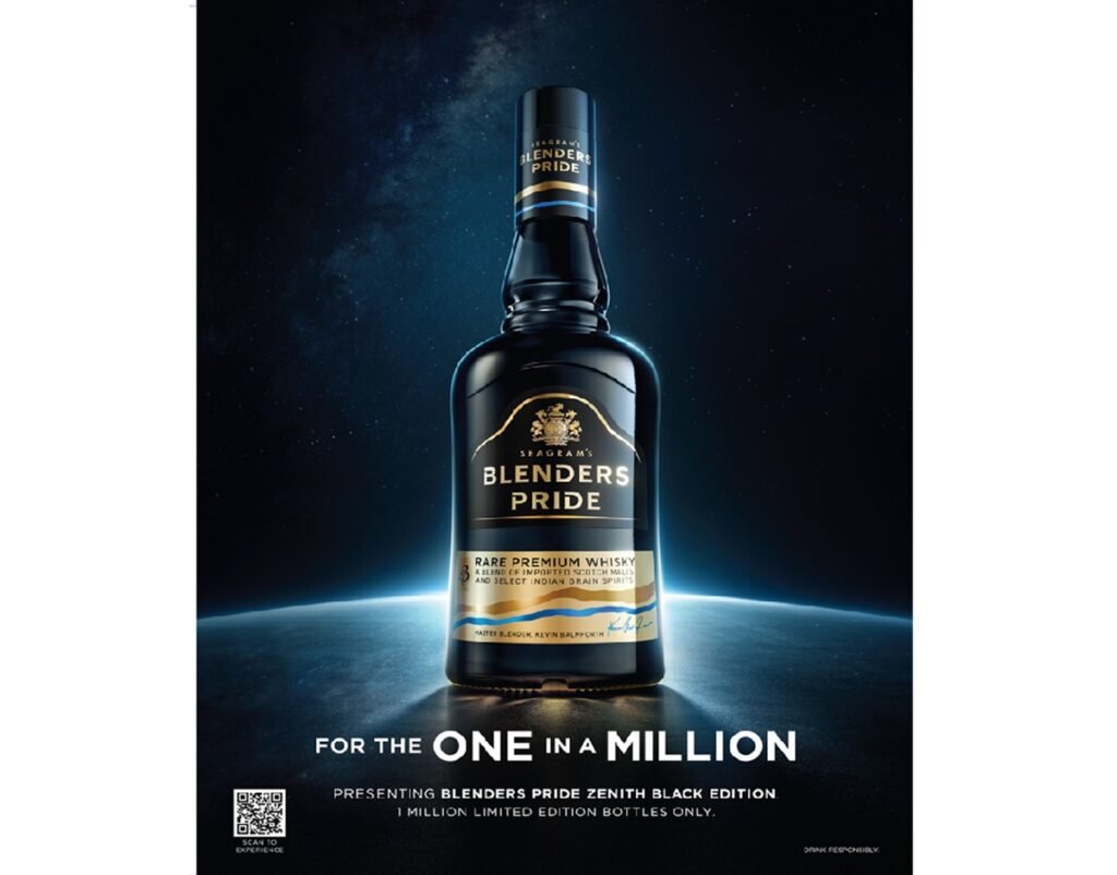 Blenders Pride’s Zenith Black Edition tells a story of aspiration, rarity and premium craft