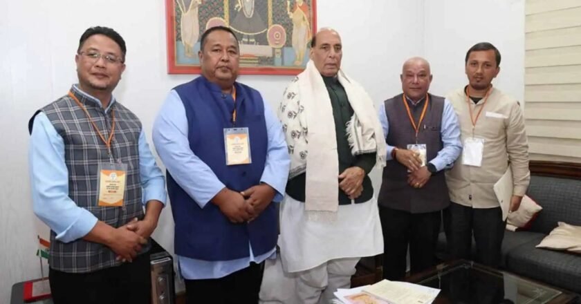 Meghalaya BJP leaders meet Defence Minister over Dalit Sikh relocation issue