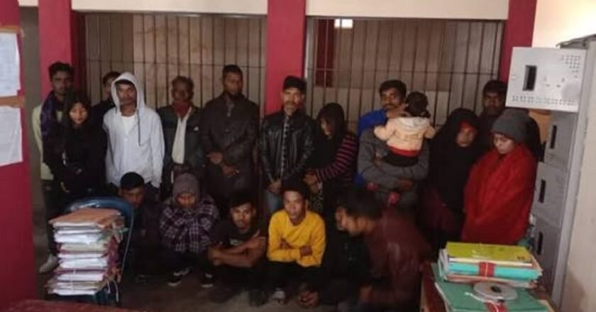 Meghalaya police intercept 18 Bangladeshi nationals in major border operation near Dawki