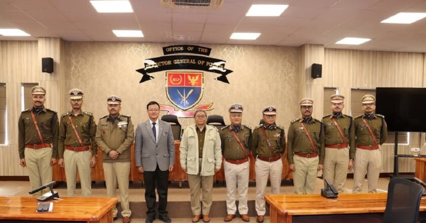 Newly promoted officers honoured at pipping ceremony in Shillong
