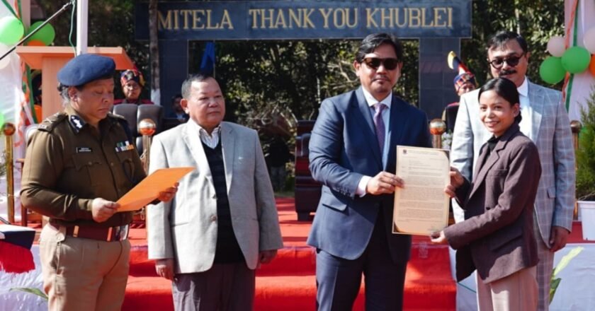 CM distributes appointment letter to newly recruited SI of Meghalaya Police