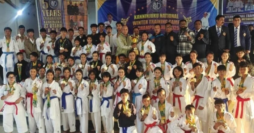 54-member team from Meghalaya dominates karate event