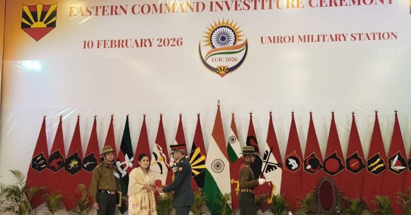 Eastern Command Investiture Ceremony 2026 Held at Umroi on February 10