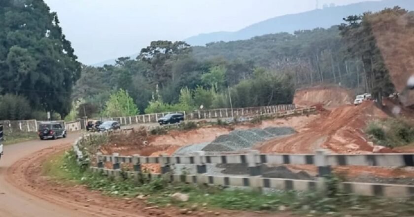 Shillong police issues traffic restrictions on Shillong-Dawki road amid construction work