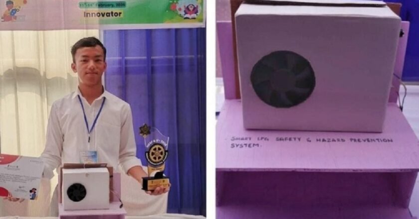 Meghalaya: Class 9 student develops smart gas leak detector, gets award