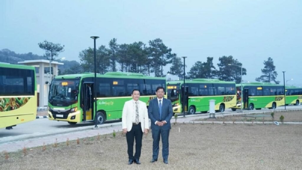 CM flags off 84 buses, launches ‘Ka Bos Jong Ngi’ in Meghalaya