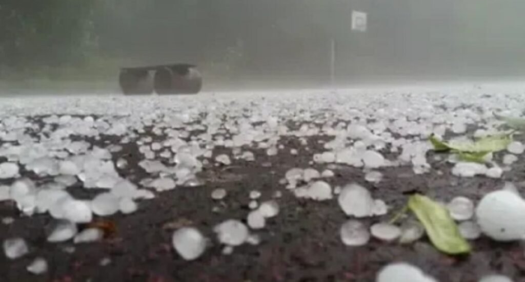 Light rain in Shillong, Jowai, Smit, hailstones in Mawphlang
