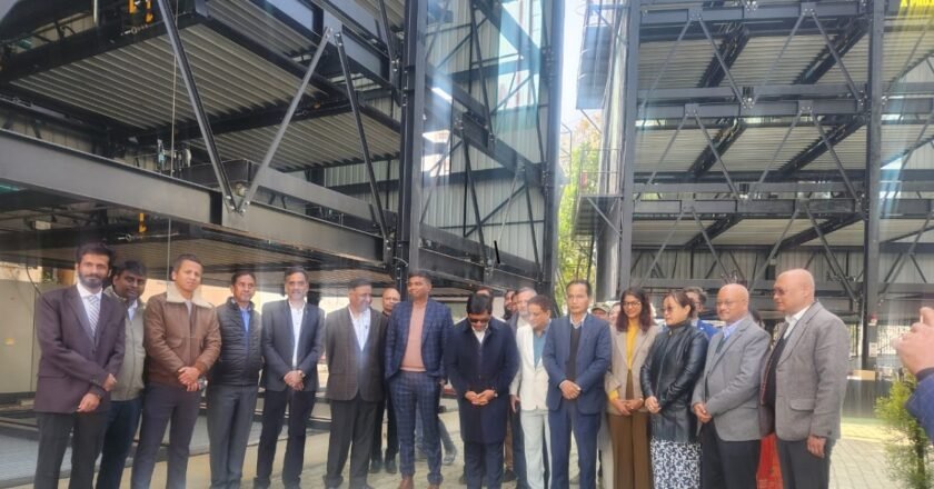 Shillong goes vertical: mechanised car park to de-congest Vivekananda Road